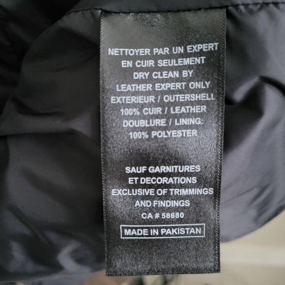 BOD & CHRISTENSEN brown leather hip length jacket - Picture 6 of 10